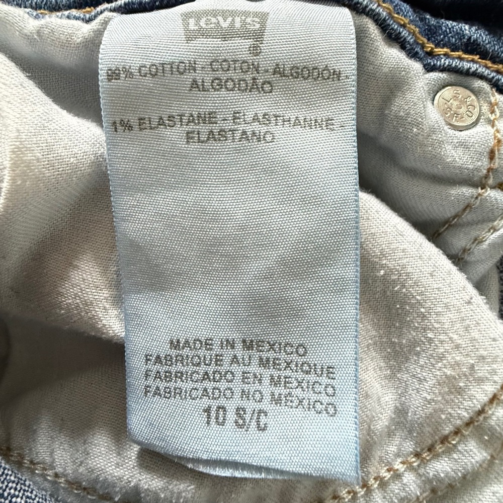 Levis 515 Bootcut Jeans Women's 10 S/C Medium Wash Denim Blue 515-0217 - Picture 7 of 9